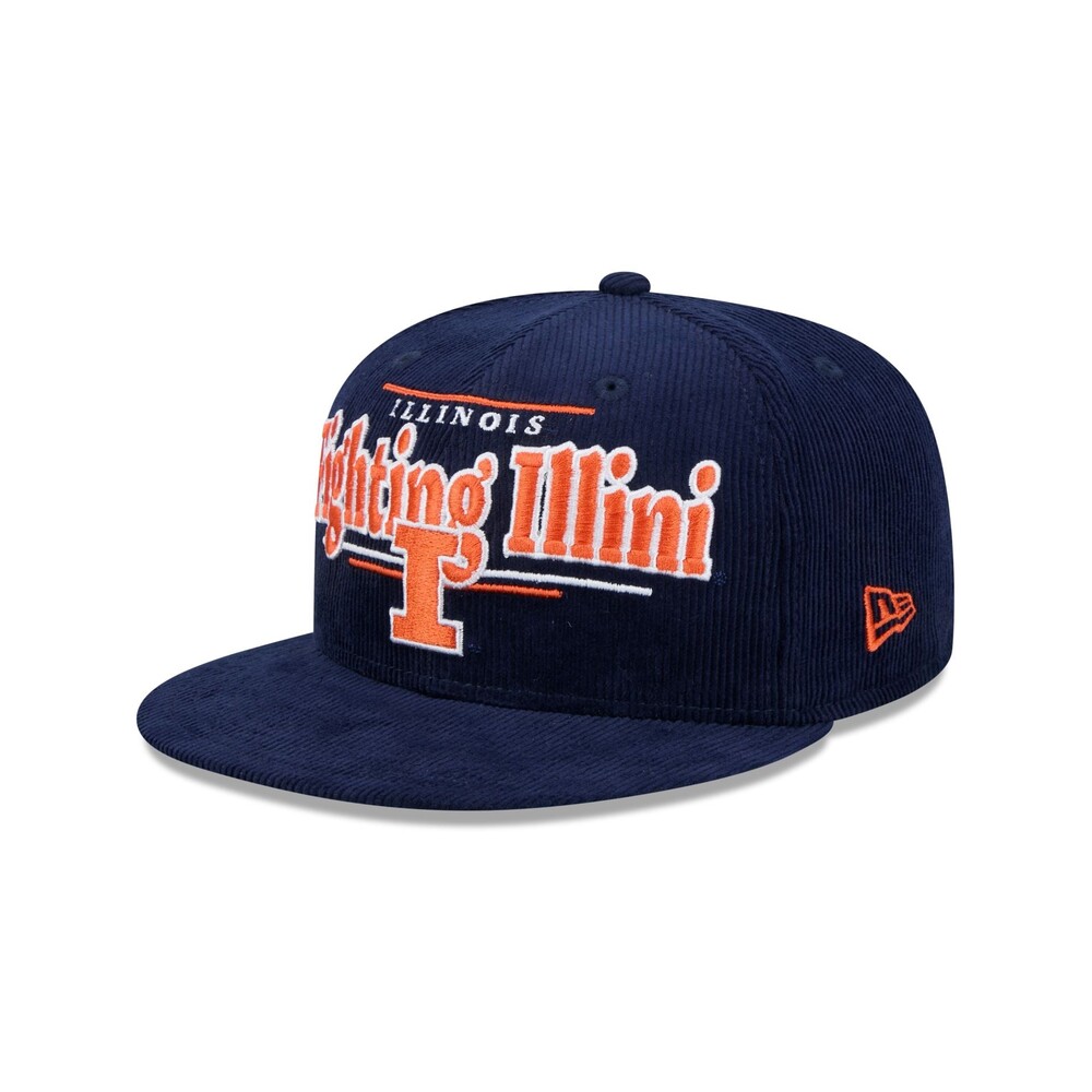 Illinois Fighting Illini Throwback Display 9FIFTY Snapback Hat - One Size